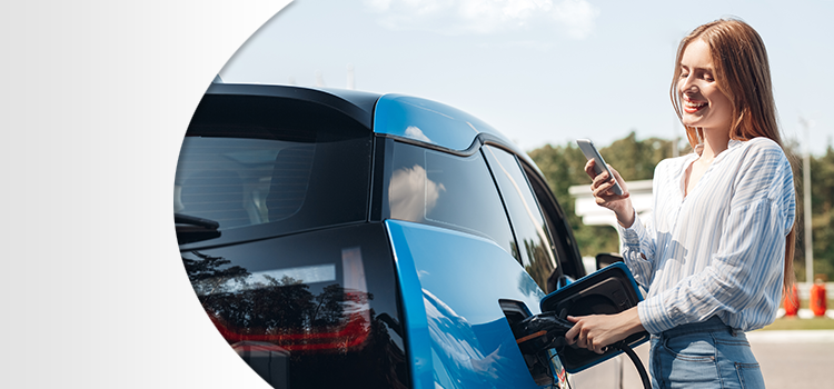 Compacte elektrische auto leasen met een financial lease